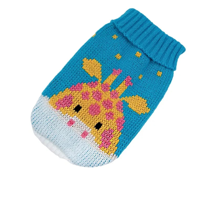Kawaii Cozy Pup & Kitty Sweater 🐶🐱✨ | Adorable Winter Wear for Small & Medium Dogs!