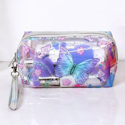 ✨Cute & Clear Pencil Paradise: Waterproof PVC Bag for School & Travel! ✨✏️💖 - Pixie Quill
