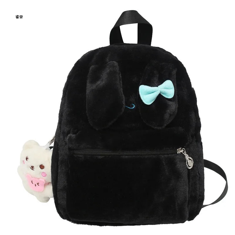 Kawaii Custom Plush Cartoon Backpack 🎒✨ - Adorable Personalized One Shoulder Bag for Students! 🌈🐾