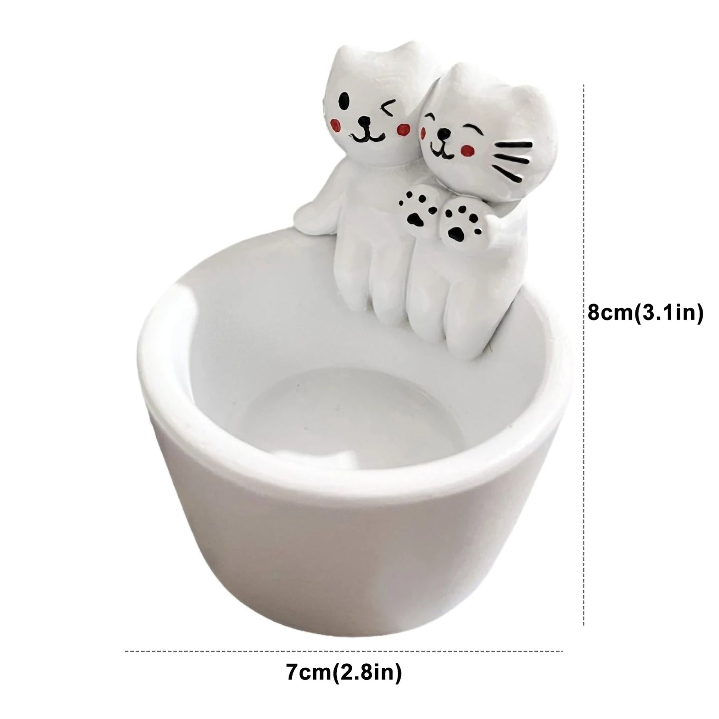 Adorable Cat Candle Holder 🐾 | Kawaii Kitten Candlestick for Cozy Aromatherapy 🕯️✨