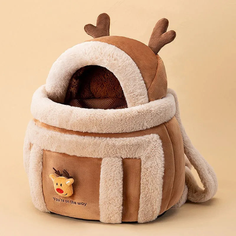 Kawaii Cat & Dog Backpack 🐾✨ | Adorable Multifunctional Pet Carrier for Autumn & Winter 🍂🐱