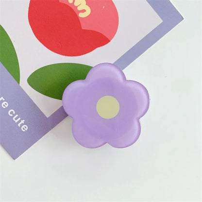 🌸 Adorable Floral Phone Buddy 🌼 Whimsical Acrylic Stand & Grip ✨ - Pixie Quill