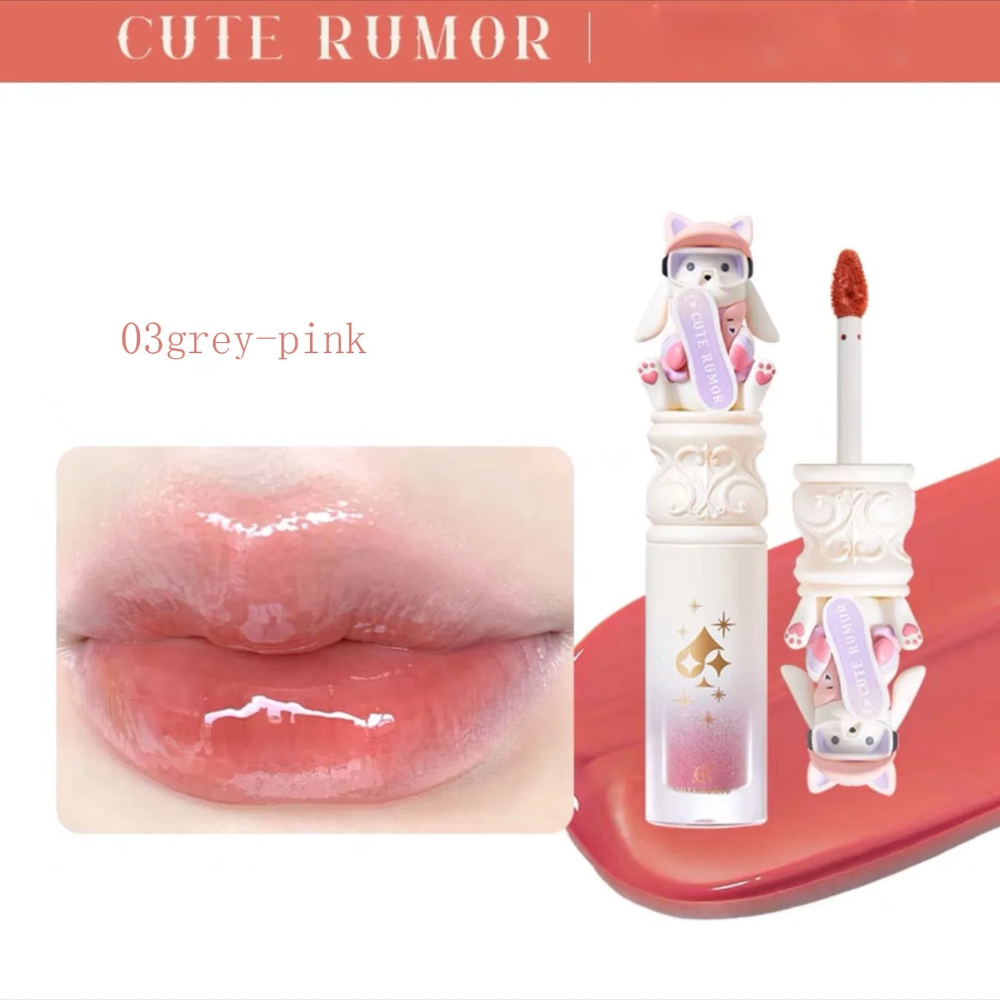 💖 Kawaii Lip Plump Gloss 🌸 Hydrating Lip Oil for Soft, Smooth Lips 💦 Perfect Gift for Her 🎁