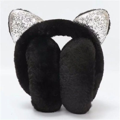 Kawaii Cat Ear Plush Earmuffs 🐾❄️ Cozy Warmth for Girls & Kids!