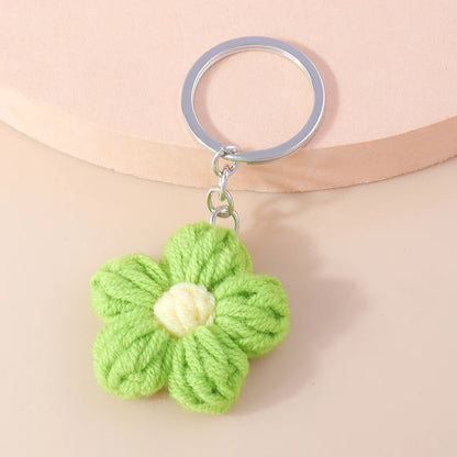 Playful Handmade Knitted Pig Dog Keyrings for Gifts 🐷🐶