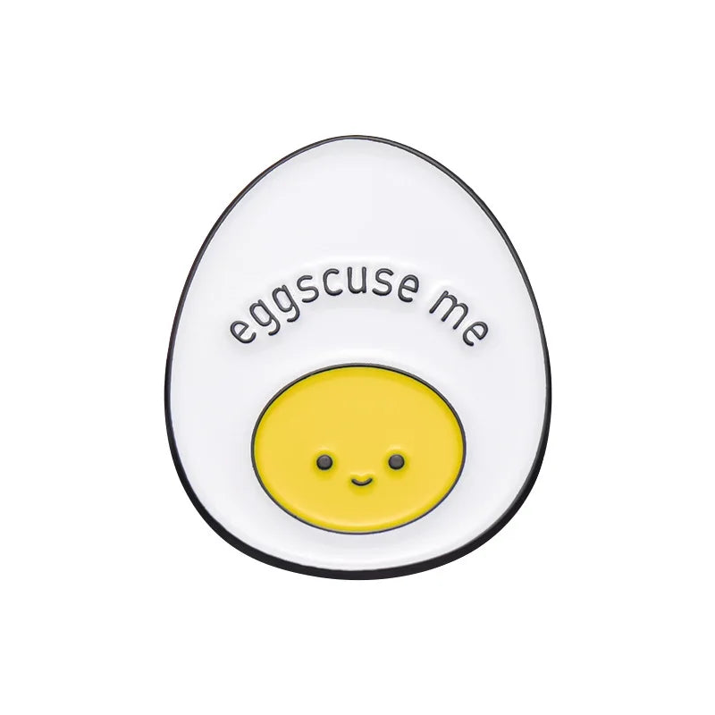Kawaii Animal & Plant Enamel Pins 🌿🦜 Cute Brooches - Toucan, Pigeon, Succulent & More! 🥚🥒