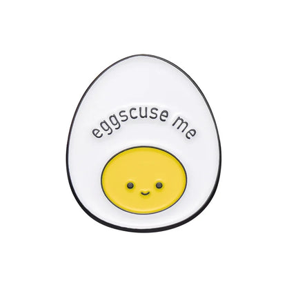 Kawaii Animal & Plant Enamel Pins 🌿🦜 Cute Brooches - Toucan, Pigeon, Succulent & More! 🥚🥒