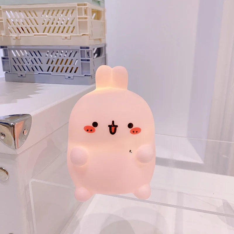 🌟 Bunny Glow Buddy 🐰✨ - Adorable LED Night Light for Cozy Spaces! - Pixie Quill