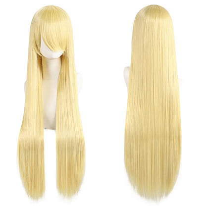 Cute Lolita 80 Centimeter White Purple Wig With Bangs For Cosplay 😻💜