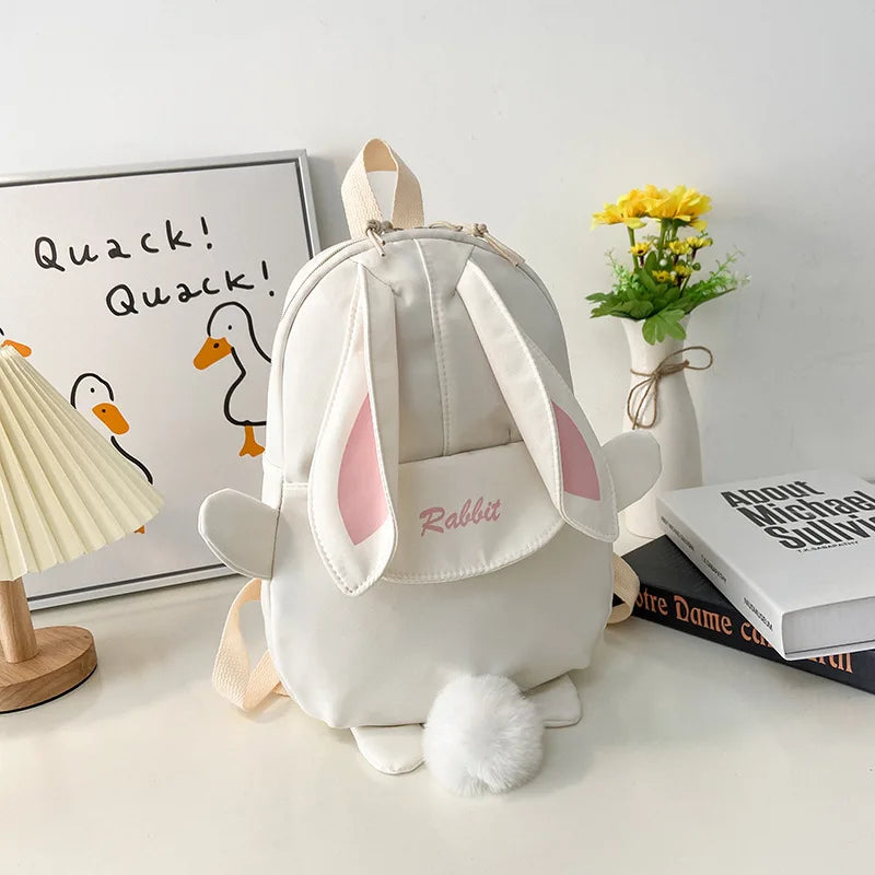 Kawaii Bunny Backpack 🎒✨ - Adorable Lightweight School Bag for Kids 🐰🌈 - Perfect for Kindergarten!