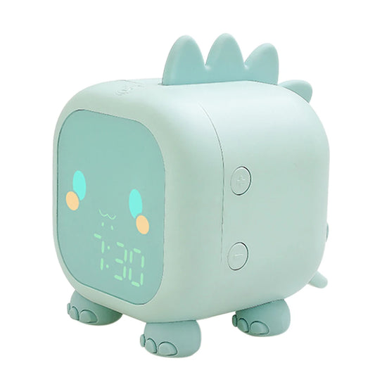 🌟 Kawaii Dinosaur Kids Alarm Clock 🦖✨ - Cute LED Time & Temperature Display | Snooze & Wake Up Light | Perfect Bedside Companion for Boys & Girls! 🌈💤