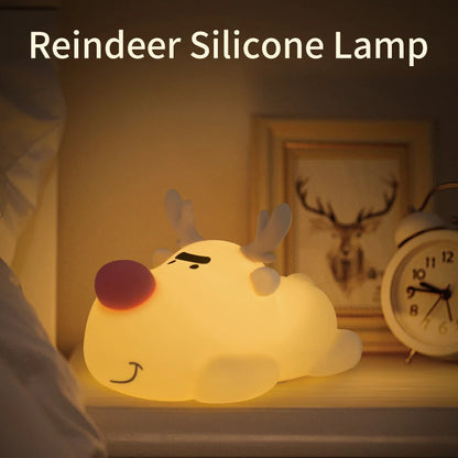 Adorable Kawaii Mushroom LED Night Light 🌙✨ - Cute Rechargeable USB Table Lamp for Nursery & Kids' Rooms 🎉🎁