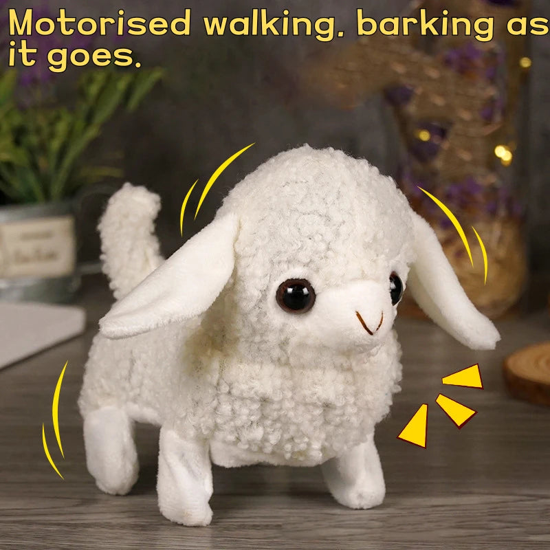 Adorable Walking Panda Plush Toy 🐼 | Interactive Cute Sheep Stuffed Animal 🐑 | Kawaii Simulation Doll Collection 🌟