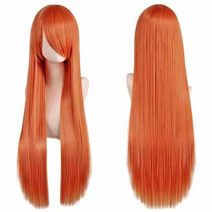 Cute Lolita 80 Centimeter White Purple Wig With Bangs For Cosplay 😻💜