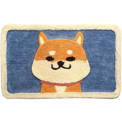 Kawaii Frog & Bear Plush Bath Mat 🐸🧸 | Non-Slip, Ultra-Absorbent Bathroom Rug for Cozy Decor! 🌟✨