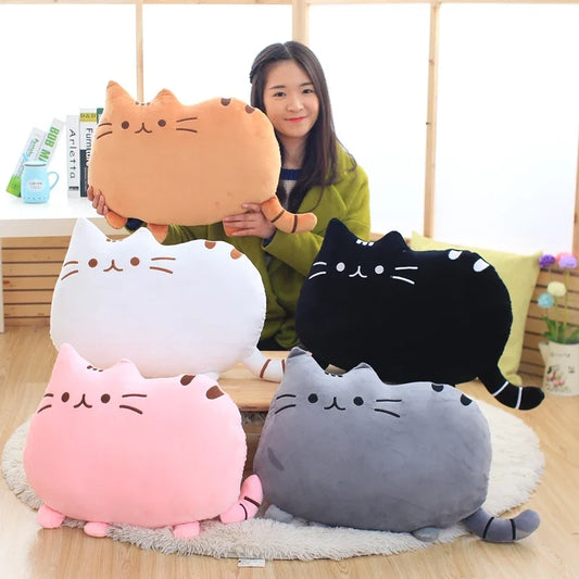 🌟 Adorable Kitty Cookie Pillow 🐱✨ Plush Nap Buddy & Toy Cushion for Cozy Dreams 🎉 Perfect Gift for Kids & Cat Lovers! 🛏️💖