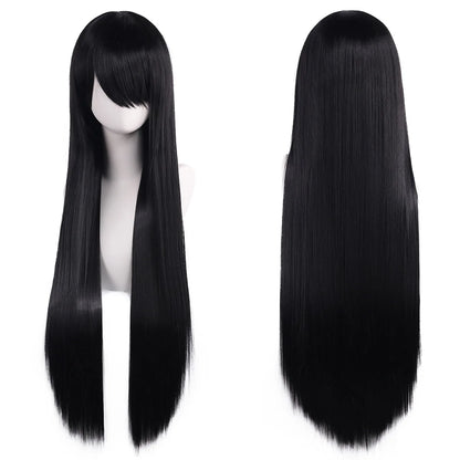 Cute Lolita 80 Centimeter White Purple Wig With Bangs For Cosplay 😻💜