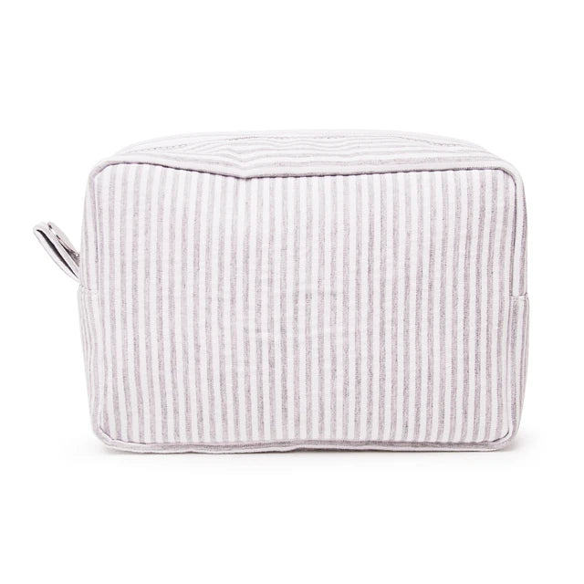 Kawaii Personalized Seersucker Makeup Bag 🎀✨ | Custom Embroidered Name | Cute Bridesmaid Gift 💖💄