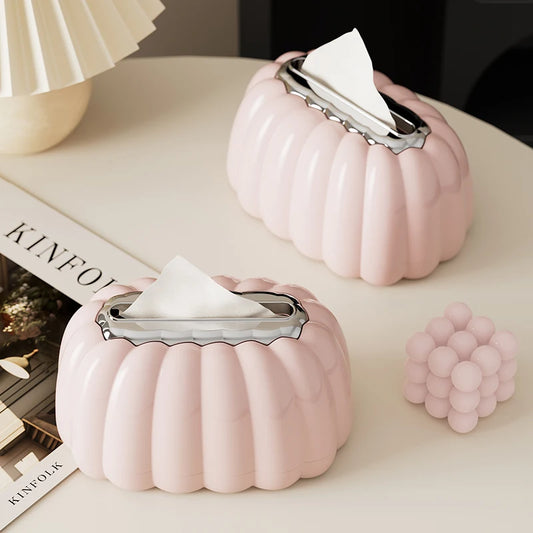 Kawaii Chic Tissue Box 🐰✨ | Adorable Light Luxury Paper Holder for Your Cozy Living Room 🌸💖
