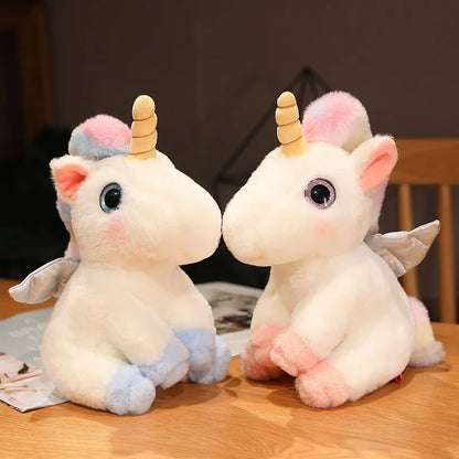 Colorful Unicorn Plush Toy 25cm Cute Cartoon Soft Stuffed Doll Gift For Kids CE Certified 🦄🧸✨