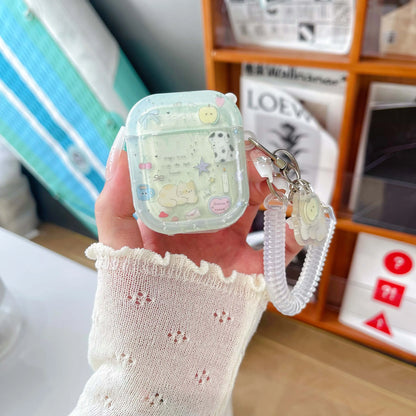 ✨Adorable Cartoon Hearts & Stars 🐶💖 Cute Animal Earphone Case for Apple AirPods! 🎧🌟 - Pixie Quill