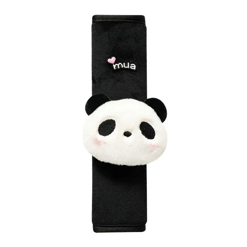 Kawaii Panda Plush Steering Wheel Cover 🐼✨ | Warm & Cozy Winter Car Accessory 🚗❄️