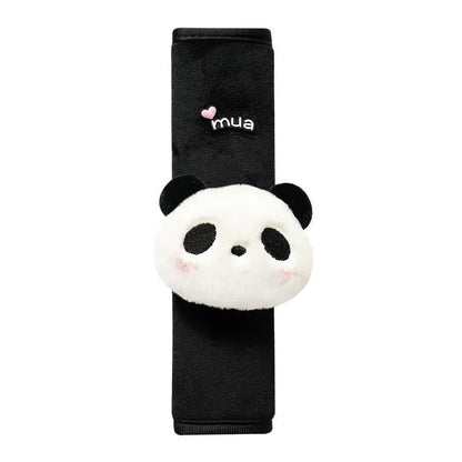 Kawaii Panda Plush Steering Wheel Cover 🐼✨ | Warm & Cozy Winter Car Accessory 🚗❄️
