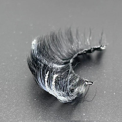✨ Kawaii Glitter Ombre 20MM Mink Lashes 🌈 | Dramatic & Colorful Fake Eyelashes 💖