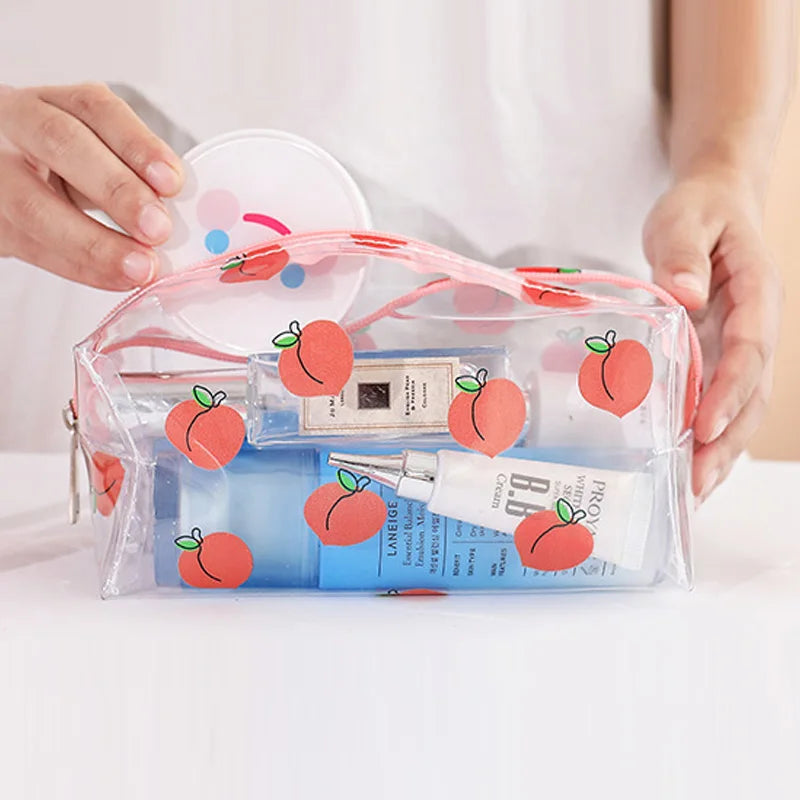 ✨Cute & Clear Pencil Paradise: Waterproof PVC Bag for School & Travel! ✨✏️💖 - Pixie Quill
