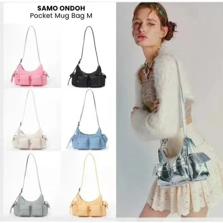 Kawaii Samo Ondoh Saddle Bag 👜✨ - Adorable Style Inspired by Korean Stars 🌟💖