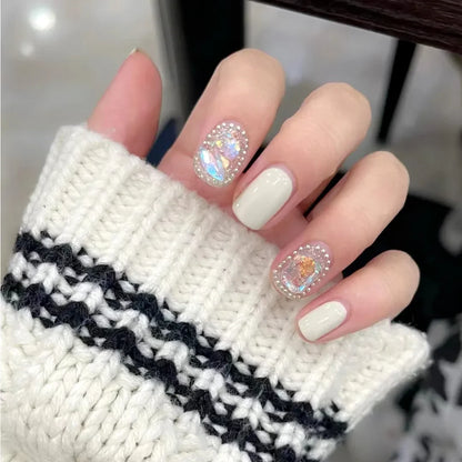 Cute Kawaii Bunny Press-On Nails 🐰✨ | 24 Pcs Full Coverage Acrylic Nail Art Set 🎨 | Reusable & Adorable Fake Nails with Tools! 💅🌸