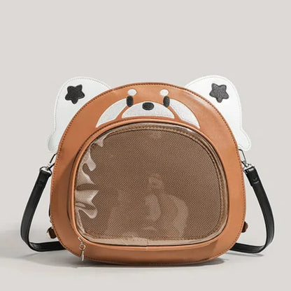 Raccoon Kawaii Ita Bag 🎒✨ | Trendy Ulzzang Backpack for Students | Y2K Fashion Must-Have 🦝💕