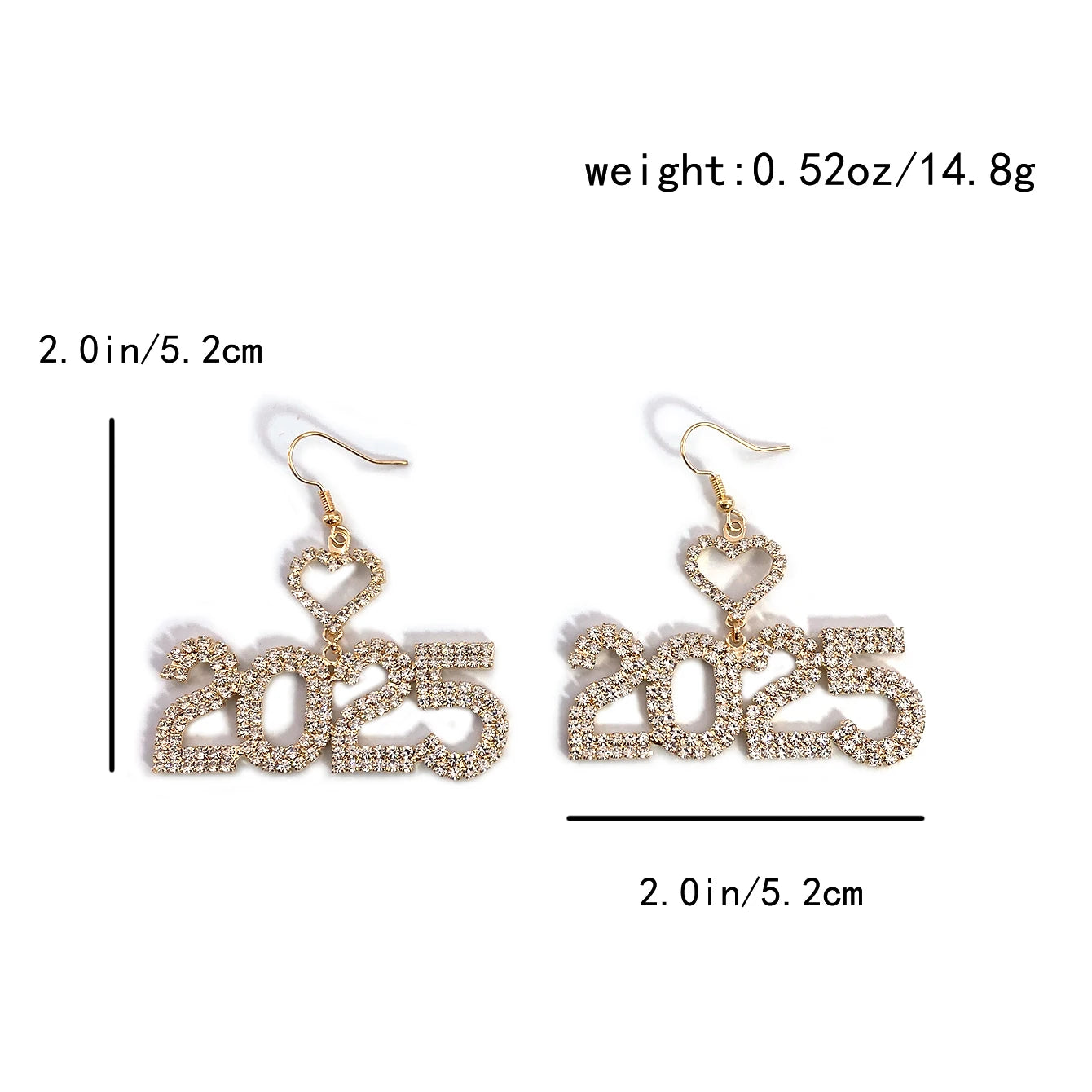 Kawaii Love Pendant Earrings 💖✨ 2025 Festival Jewelry with Rhinestones 🌟 Cute Drop Accessories for Women