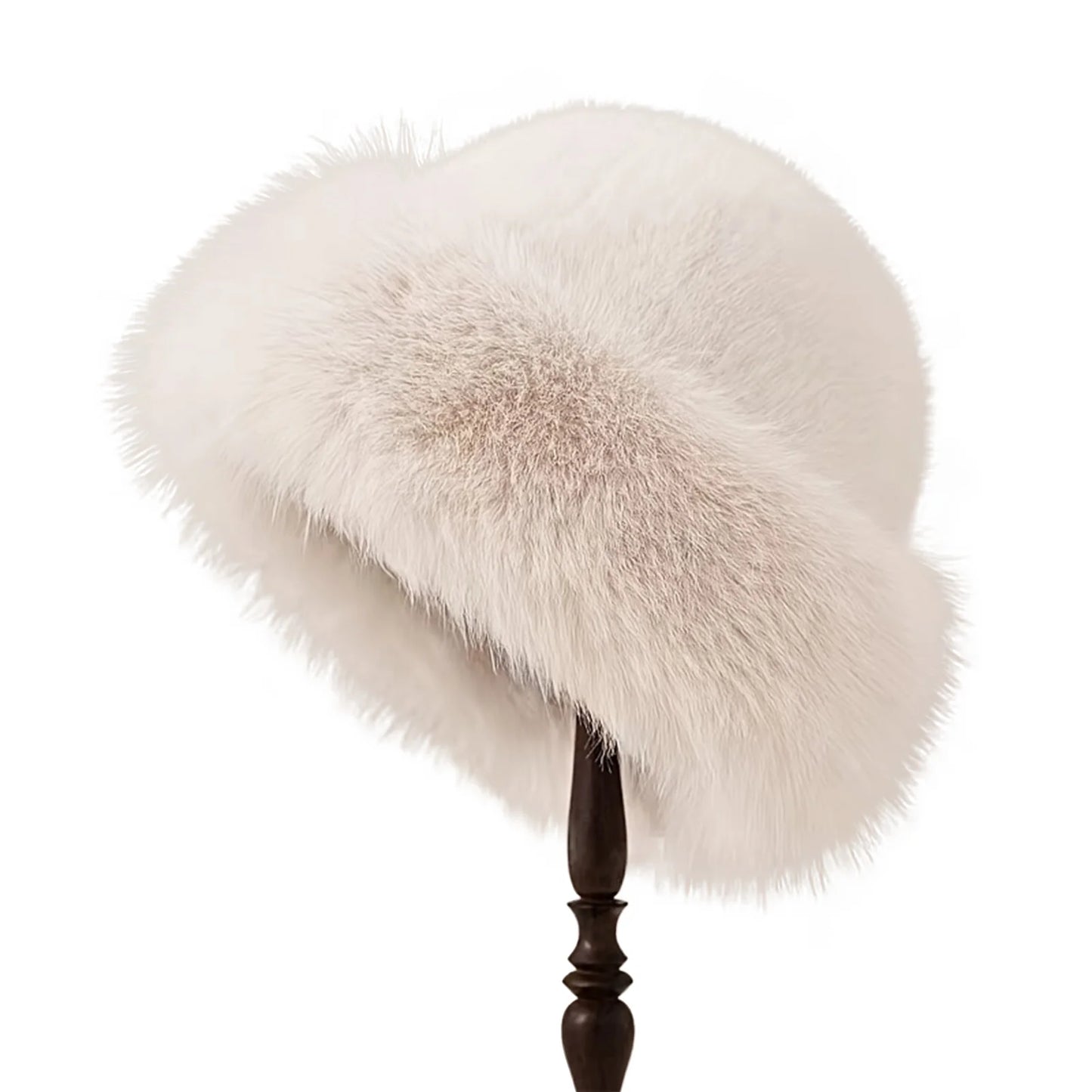 Fluffy Plush Fur Hat Beanie Warm Thick Mongolian Style for All Seasons ❄️