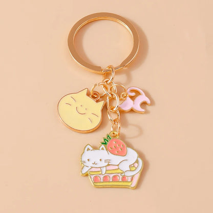 Kawaii Unicorn Horse Enamel Keychain 🦄✨ | Cute Metal Key Ring Pendant for Women & Girls | Perfect DIY Gift for Handbags & Car Keys 🎁💕