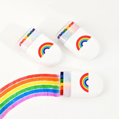 Kawaii Rainbow Crayon Set 🎨✨ - 2/3 Pcs Colorful Birthday Party Magic 🌈 - Cute Pocket-Sized Art Supplies for Family Fun! 🎉🖍️