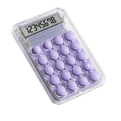 Kawaii Candy Color Mini Calculator 🍬✨ | Portable 8-Digit LCD for Fun Calculations! 🎉