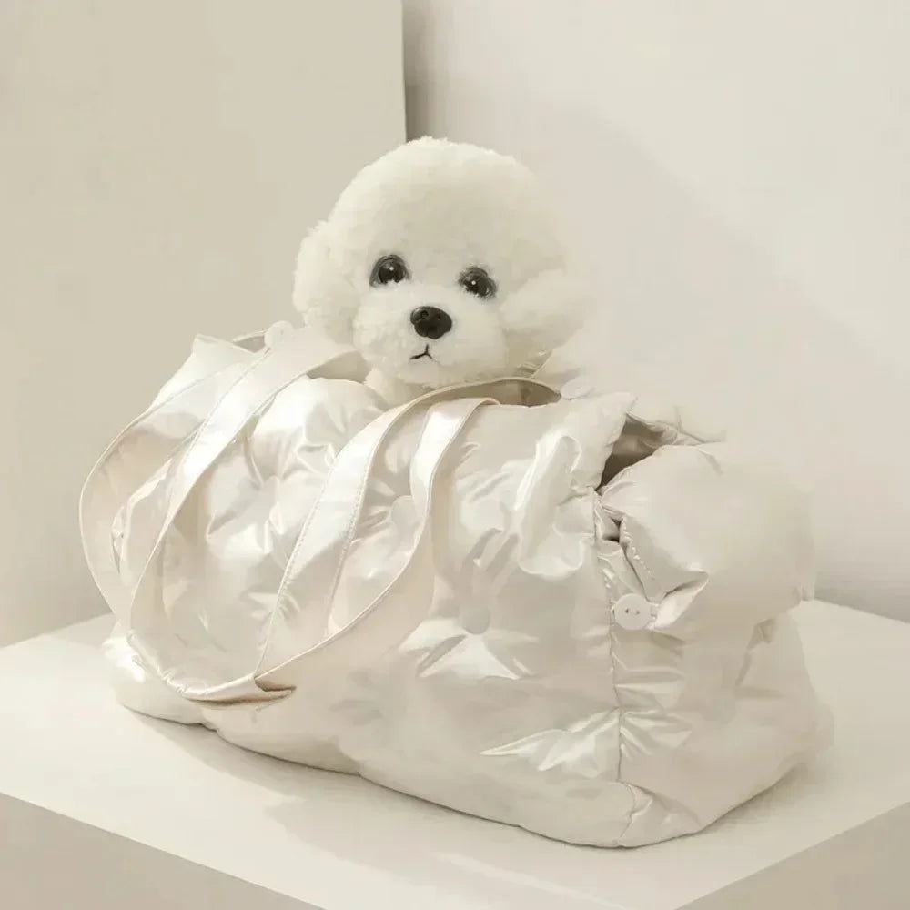 Kawaii Winter Pet Carrier 🐾✨ | Cozy Handbag for Small Dogs & Cats 🐶🐱 | Cute Portable Travel Bag for Your Furry Friend! 👜🌟