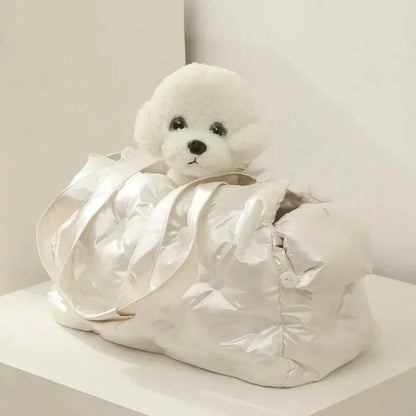 Kawaii Winter Pet Carrier 🐾✨ | Cozy Handbag for Small Dogs & Cats 🐶🐱 | Cute Portable Travel Bag for Your Furry Friend! 👜🌟