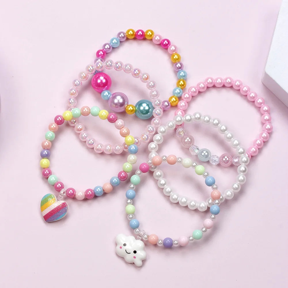 6pcs Party Bracelets - Kawaii Charm