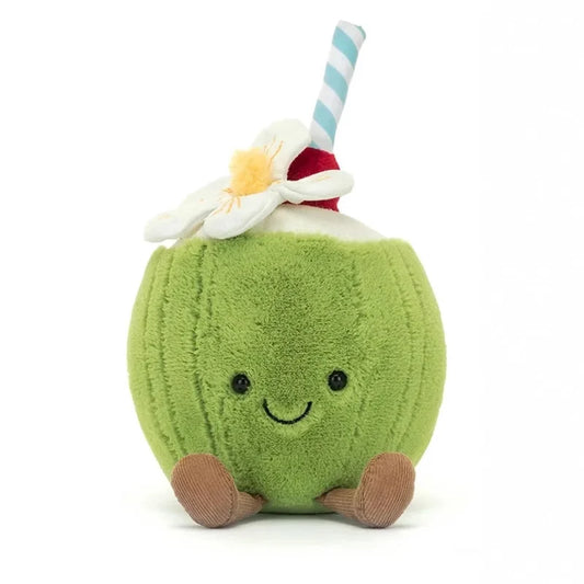 15cm Coconut Jelly And Lemonade Plush Doll Cute Soothing Toy Gift 🧸🍋