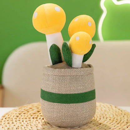 Kawaii Plush Succulent Doll 🌷🌼 - Adorable Tulip & Lily Of The Valley for Cozy Decor & Sweet Gifts 🎁✨