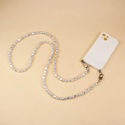 Luxury Pearl Beaded Crossbody Phone Lanyard For Women Anti Lost Mood Charm 📱💎