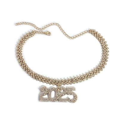 Kawaii Glam 🦄✨ Exaggerated Cuban Chain Necklace with Sparkling Pendant - 2025 Festival Fashion for Women! 🌟💖