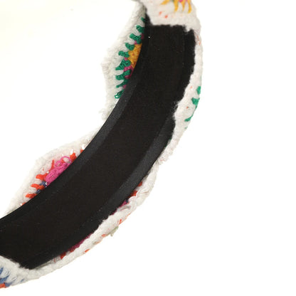 Kawaii Knitted Headbands 🌸✨ Cute Non-Slip Wide Hairbands for Women - Trendy Ethnic Style!