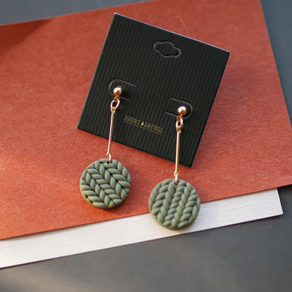 Whimsical Floral Christmas Earrings Set Handmade Polymer Clay Dangles Multicolor Palette For Women 🎄✨