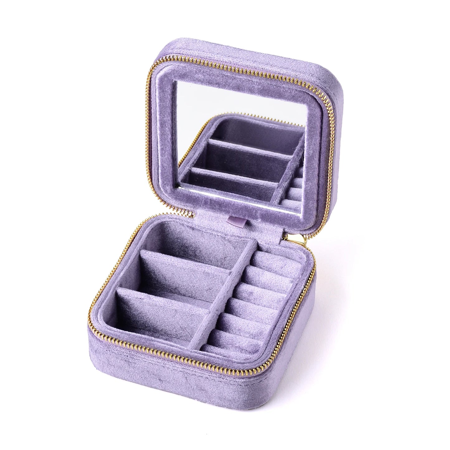 Kawaii Velvet Jewelry Box 💖 | Cute Mini Travel Organizer for Rings & Necklaces 🌈 | Personalized Gift Idea 🎁