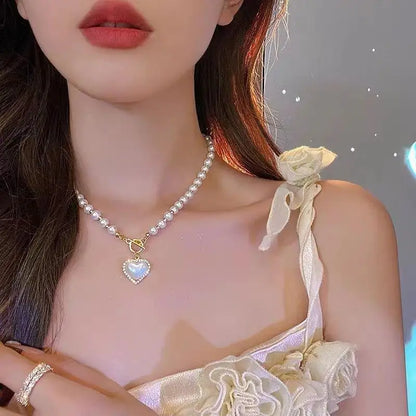 Kawaii Gold Pearl Choker Necklace 🌟✨ | Trendy Beads Chain for Girls 🌸💕 | Gothic Style Jewelry for Parties!