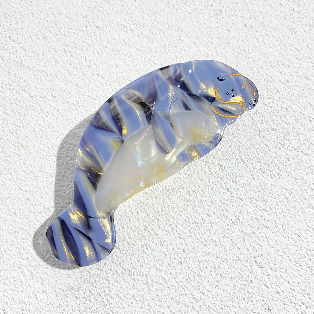 Oversize Acetate Marine Animal Hairpin Set Tortoise Turtle Fish Shark Clips 🐢🐟🦈