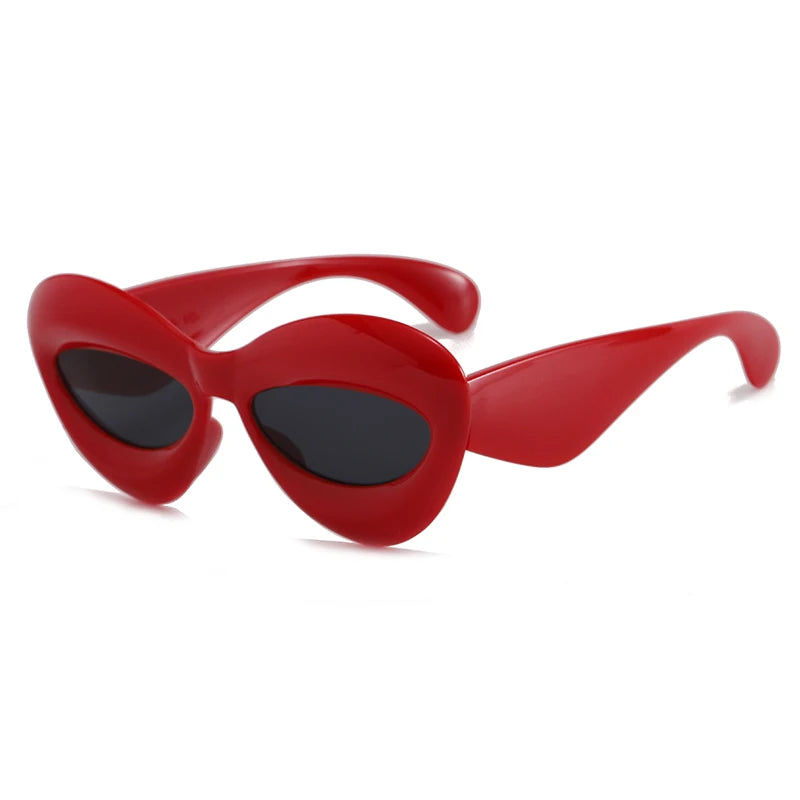Kawaii Candy Color Cat Eye Sunglasses 🌈✨ | Y2K Gradient Shades for Trendy Women 👓💖